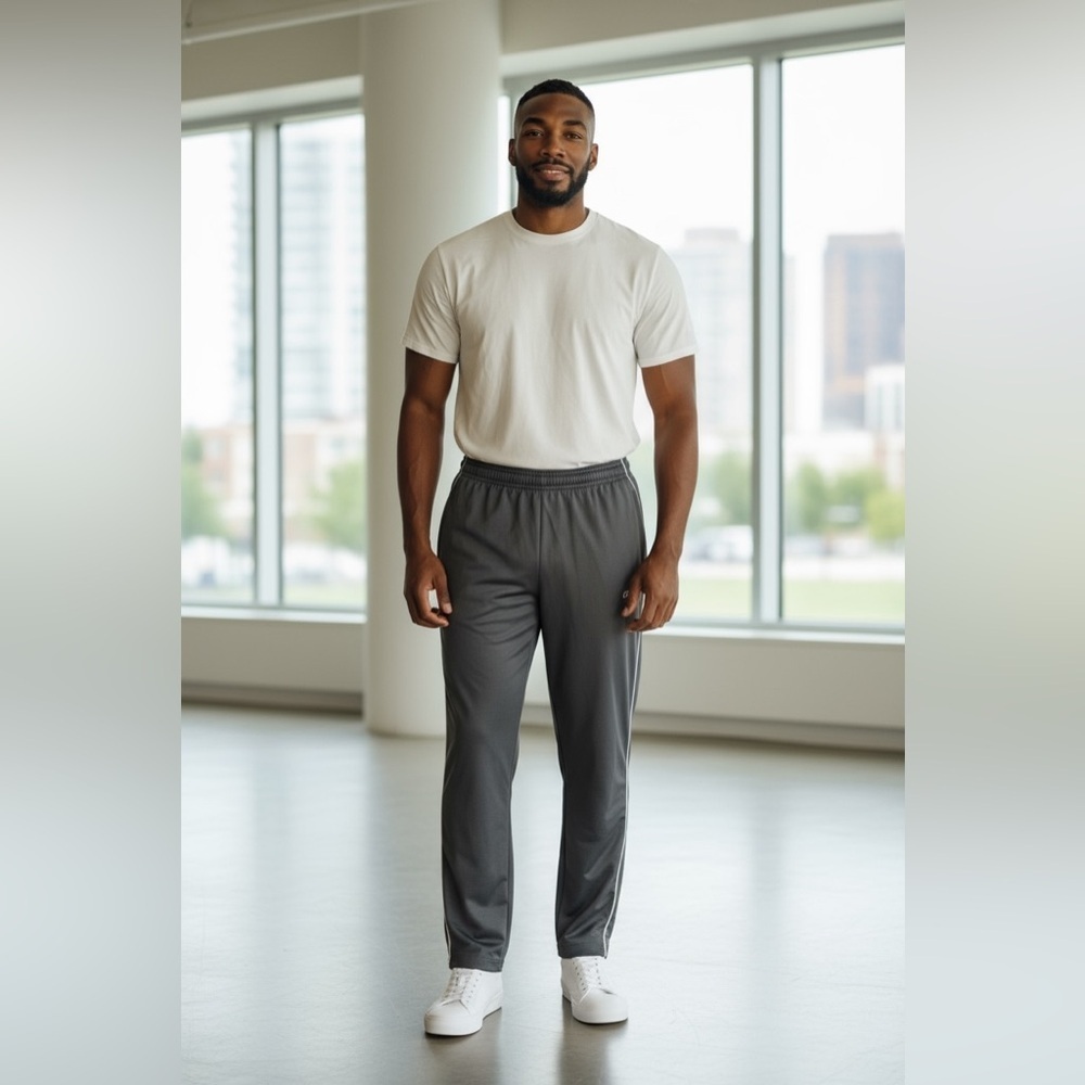 Reebok Gray Athletic Pants